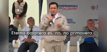 Ciudadano encara a ministro César Vásquez por inseguridad en Trujillo: "Es ciudad de la eterna balacera, no primavera" Ciudadano encara a ministro César Vásquez por inseguridad en Trujillo: "Es ciudad de la eterna balacera, no primavera"