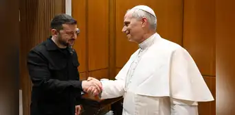 Zelensky se reúne con el papa León XIV en busca de su apoyo para poner fin a la guerra entre Ucrania y Rusia