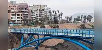 Puente del corredor turístico Miraflores-Barranco sigue sin fecha de inauguración Puente del corredor turístico Miraflores-Barranco sigue sin fecha de inauguración