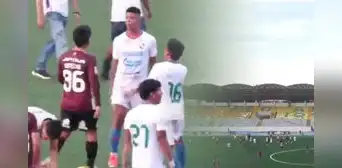 Partido de Universitario en la Liga 3 terminó en pelea: jugadores, cuerpo técnico e hinchas se enfrascaron en batalla campal