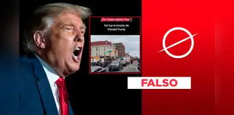 Donald Trump si fue arrestado en Estados Unidos, pero no en el 2025