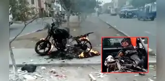 Ladrón fue atrapado y linchado por vecinos en SMP: ciudadanos incendiaron su motocicleta Ladrón fue atrapado y linchado por vecinos en SMP: ciudadanos incendiaron su motocicleta