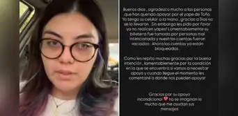 Esposa de Furrey denuncia que cuentas bancarias del youtuber fueron vaciadas tras el accidente y pide apoyo: "Personas mal intencionadas"
