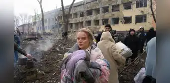 Nuevo ataque de drones rusos bombardean la segunda ciudad más grande de Ucrania: nueve heridos y un hospital de maternidad dañado