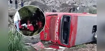 Tragedia en Barranca: 6 fallecidos y 50 heridos tras volcadura de ómnibus en la ruta Huaraz-Lima Tragedia en Barranca: 6 fallecidos y 50 heridos tras volcadura de ómnibus en la ruta Huaraz-Lima