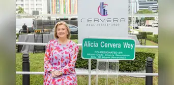 De asilada política a millonaria en EE.UU.: la historia de la peruana Alicia Cervera, 'la reina de Brickell', que tiene una calle con su nombre