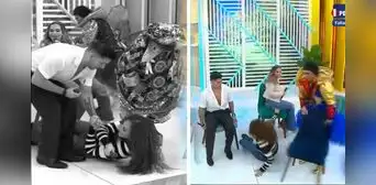 Janet Barboza sufre aparatosa caída en vivo durante el juego de la silla y conductores de 'América hoy' quedaron impactados Janet Barboza sufre aparatosa caída en vivo durante el juego de la silla y conductores de 'América hoy' quedaron impactados