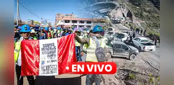 Paro de mineros EN VIVO: confirman primer fallecido tras enfrentamientos con la PNP y bloqueo de carreteras en Pataz Paro de mineros EN VIVO: confirman primer fallecido tras enfrentamientos con la PNP y bloqueo de carreteras en Pataz