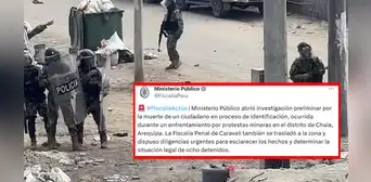 Arequipa: Fiscalía abre investigación por muerte en Chala durante protestas mineras