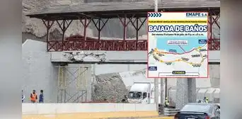 Costa Verde: cierran tramo por obras en el puente Bajada de Baños del 11 al 14 de julio Costa Verde: cierran tramo por obras en el puente Bajada de Baños del 11 al 14 de julio