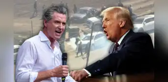 Gavin Newson explota contra Trump por maltrato de ICE a inmigrantes en redada en granja de cannabis: "Eres una escoria"