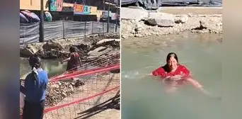 Peruana deja en shock a usuarios de TikTok luego de bañarse en medio de una construcción: “No era una piscina” Peruana deja en shock a usuarios de TikTok luego de bañarse en medio de una construcción: “No era una piscina”