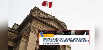 Poder Judicial dicta 30 años de prisión contra hombre que abusó de menor en Ica y ordena pagar S/10.000 de reparación civil Poder Judicial dicta 30 años de prisión contra hombre que abusó de menor en Ica y ordena pagar S/10.000 de reparación civil