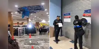 Colapsa parte del techo de Metro de Plaza Lima Sur: Municipalidad de Chorrillos clausuró el local por falta de seguridad