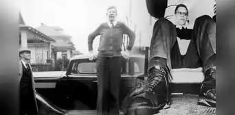 Tenía 17 años y superaba los 2.72 metros de altura: la lucha de Robert Wadlow para ser "un joven normal"