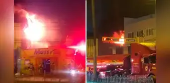 Gran incendio consume almacén de plásticos en Chorrillos: 12 unidades de bomberos enfrentan falta de agua Gran incendio consume almacén de plásticos en Chorrillos: 12 unidades de bomberos enfrentan falta de agua