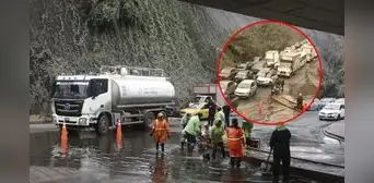 Costa Verde: gran congestión vehicular por aniego en la bajada a la playa Agua Dulce en Chorrillos Costa Verde: gran congestión vehicular por aniego en la bajada a la playa Agua Dulce en Chorrillos