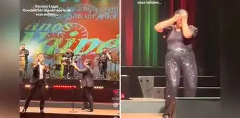 Traductora de lenguaje de señas se roba el show al interpretar con gran entusiasmo los temas de los Hermanos Yaipén durante concierto Traductora de lenguaje de señas se roba el show al interpretar con gran entusiasmo los temas de los Hermanos Yaipén durante concierto