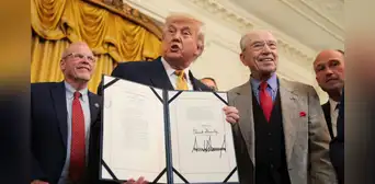 Trump firma ley que aumenta castigos contra traficantes de fentanilo en EEUU: "No descansaremos hasta acabar con la epidemia" Trump firma ley que aumenta castigos contra traficantes de fentanilo en EEUU: "No descansaremos hasta acabar con la epidemia"