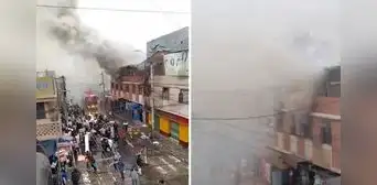 Reportan incendio en galería comercial de Huacho: ambulantes temen expansión de fuego