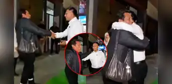 Alcalde de Ate, Franco Vidal, se encuentra a su profesor en la calle y redes se conmueven con sus palabras: "Lo estás haciendo bien" Alcalde de Ate, Franco Vidal, se encuentra a su profesor en la calle y redes se conmueven con sus palabras: "Lo estás haciendo bien"