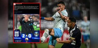 En Brasil despotrican contra Gremio tras dolorosa caída ante Alianza Lima en Copa Sudamericana 2025: "Sufrió un 'apagón'" En Brasil despotrican contra Gremio tras dolorosa caída ante Alianza Lima en Copa Sudamericana 2025: "Sufrió un 'apagón'"