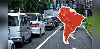 Los dos únicos países de Sudamérica que conduce por la izquierda y no se habla español Los dos únicos países de Sudamérica que conduce por la izquierda y no se habla español