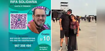 Esposa de Furrey revela su estado de salud tras accidente y lanza rifa solidaria para cubrir gastos médicos Esposa de Furrey revela su estado de salud tras accidente y lanza rifa solidaria para cubrir gastos médicos