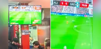Hincha veía emocionado partido de Alianza Lima en restaurante sin notar que era un juego de PlayStation