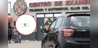 Touring alerta sobre mafias que usan drones para grabar exámenes para la obtención de licencias de conducir en Conchán Touring alerta sobre mafias que usan drones para grabar exámenes para la obtención de licencias de conducir en Conchán