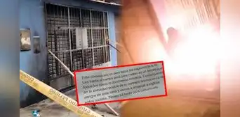 Sujeto prende fuego a negocio de autopartes en SMP y casi se quema él mismo: había dejado mensaje extorsivo horas antes