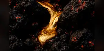 Estudio geológico revela que el núcleo de la Tierra está filtrando oro al manto terrestre y la superficie