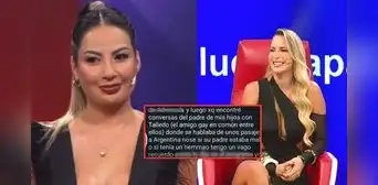 Pamela López enfrenta a Macarena Gastaldo y revela tener pruebas de pasajes a Argentina que le habría comprado Christian Cueva Pamela López enfrenta a Macarena Gastaldo y revela tener pruebas de pasajes a Argentina que le habría comprado Christian Cueva