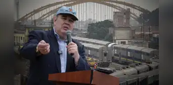 Trenes de Rafael López Aliaga iban a ser destruidos en EE.UU. por contaminar el medio ambiente