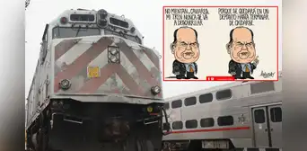 Trenes descarrilados y oxidados: Heduardicidio satiriza el destino final de las locomotoras del alcalde de Lima Trenes descarrilados y oxidados: Heduardicidio satiriza el destino final de las locomotoras del alcalde de Lima