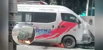 Ola de amenazas a transportistas: criminales incendian bus en Trujillo Ola de amenazas a transportistas: criminales incendian bus en Trujillo