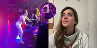 Korina Rivadeneira es víctima de tocamientos indebidos por parte de bailarín y se retira indignada de una función de circo Korina Rivadeneira es víctima de tocamientos indebidos por parte de bailarín y se retira indignada de una función de circo