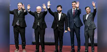 "Democracia Siempre": Boric se reúne en Chile con líderes de izquierda en medio del cruce entre Lula da Silva y Trump "Democracia Siempre": Boric se reúne en Chile con líderes de izquierda en medio del cruce entre Lula da Silva y Trump