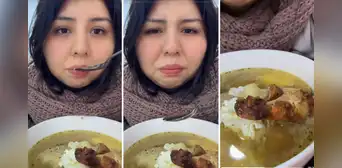 Le pide a su mamá que haga sopa y usa pollo a la brasa para el caldo: "Me siento estafada"