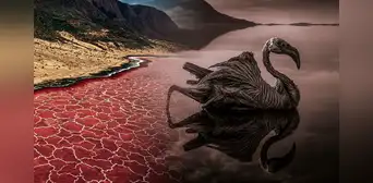 El lago en África con geología volcánica que convierte animales muertos en piedra, pero es clave para la reproducción de otros seres vivos El lago en África con geología volcánica que convierte animales muertos en piedra, pero es clave para la reproducción de otros seres vivos