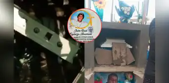 Profanan tumba de hincha de Alianza en VMT y roban la camiseta con la que fue enterrado