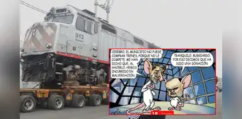 ¿Trenes donados o vendidos?: Carlincatura ironiza las maniobras para que los vagones y locomotoras lleguen al Perú