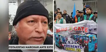 Transportistas en San Juan de Lurigancho protestan frente a municipio: "Hay proceso judicial y siguen extorsionando" Transportistas en San Juan de Lurigancho protestan frente a municipio: "Hay proceso judicial y siguen extorsionando"