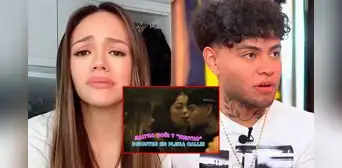 ¿Pelea de pareja? Mayra Goñi es captada discutiendo con streamer Neutro a las afueras de una discoteca