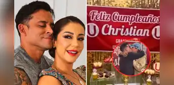 Karla Tarazona impresiona a Christian Domínguez con fiesta sorpresa por su cumpleaños: “Te mereces esto, feliz día, mi amor” Karla Tarazona impresiona a Christian Domínguez con fiesta sorpresa por su cumpleaños: “Te mereces esto, feliz día, mi amor”