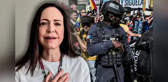Machado acusa al Gobierno de Maduro por "brutal ola de represión" en Venezuela: "Más de 20 desaparecidos y presos en 72 horas" Machado acusa al Gobierno de Maduro por "brutal ola de represión" en Venezuela: "Más de 20 desaparecidos y presos en 72 horas"