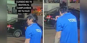 Padre le canta el cumpleaños a su hijo desde la calle y rompe en llanto: "Cuando no te invitan a la fiesta" Padre le canta el cumpleaños a su hijo desde la calle y rompe en llanto: "Cuando no te invitan a la fiesta"