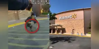 Tiroteo en Walmart en video: cámara corporal capta a mujer con cuchillo intentando agredir a oficiales en Bakersfield, California Tiroteo en Walmart en video: cámara corporal capta a mujer con cuchillo intentando agredir a oficiales en Bakersfield, California