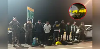 Puno: cae presunta banda con 32 paquetes de cocaína camuflados en mochilas Puno: cae presunta banda con 32 paquetes de cocaína camuflados en mochilas