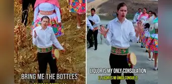 Extranjero lanza huayno en inglés y es furor en redes: “No sabía si sacar la cerveza o el whisky” Extranjero lanza huayno en inglés y es furor en redes: “No sabía si sacar la cerveza o el whisky”